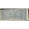 Image 2 : 1864 $10 Confederate States of America Note
