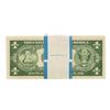 Image 2 : Pack of (100) Consecutive 1935G No Motto $1 Silver Certificate Notes