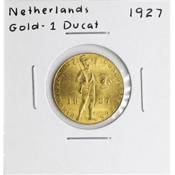 1927 Netherlands Ducat Gold Coin