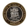 Image 2 : .999 Fine Silver Mystic Lake Casino $10 Limited Edition Gaming Token
