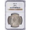 Image 1 : 1885 $1 Morgan Silver Dollar Coin NGC MS63