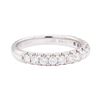 Image 1 : 18KT White Gold 0.69 ctw Diamond Ring