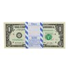 Image 1 : Pack of (100) Consecutive 2013 $1 Federal Reserve STAR Notes St. Louis