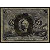 Image 1 : March 3, 1863 Second Issue Five Cent Fractional Currency Note