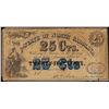 Image 1 : 1870 Twenty-Five Cents State of North Carolina Obsolete Note