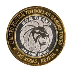 .999 Silver MGM Grand Las Vegas $10 Casino Limited Edition Gaming Token