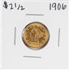 Image 1 : 1906 $2 1/2 Liberty Head Quarter Eagle Gold Coin