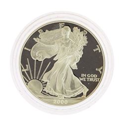 2000 $1 Proof American Silver Eagle Coin w/ Box