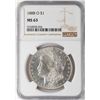 Image 1 : 1888-O $1 Morgan Silver Dollar Coin NGC MS63