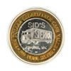 Image 1 : .999 Silver Sierra Sids Sparks, Nevada $10 Casino Limited Edition Gaming Token