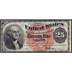 March 3, 1863 Fourth Issue Twenty-Five Cent Fractional Currency Note