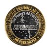 Image 2 : .999 Fine Silver Harveys Resort Lake Tahoe, Nevada $10 Limited Edition Gaming Token