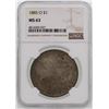 Image 1 : 1885-O $1 Morgan Silver Dollar Coin NGC MS63