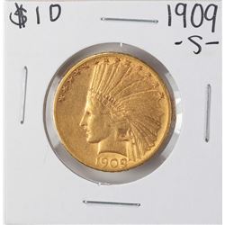1909-S $10 Indian Head Eagle Gold Coin