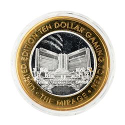 .999 Silver The Mirage Las Vegas, Nevada $10 Limited Edition Casino Gaming Token