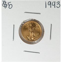 1993 $5 American Gold Eagle Coin