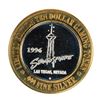 Image 2 : .999 Silver Stratosphere Las Vegas, NV $10 Casino Limited Edition Gaming Token