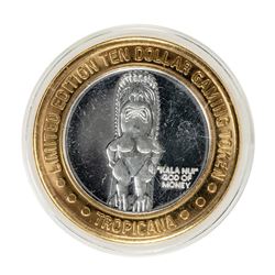 .999 Fine Silver Tropicana Las Vegas, Nevada $10 Limited Edition Gaming Token