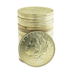 Roll of (20) Brilliant Uncirculated 1881-O $1 Morgan Silver Dollar Coins