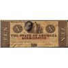 Image 1 : 1862 $10 State of Georgia Obsolete Note