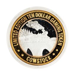 .999 Fine Silver Comstock Hotel & Casino Reno, NV $10 Limited Edition Gaming Token