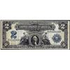 Image 1 : 1899 $2 Mini-Porthole Silver Certificate Note