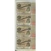 Image 1 : Uncut Sheet of (4) State of Louisiana Baby Bond Obsolete Notes