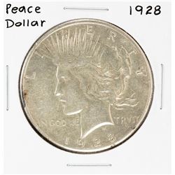 1928 $1 Peace Silver Dollar Coin