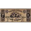 Image 1 : 1800's $5 Canal Bank New Orleans, LA Obsolete Note