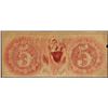 Image 2 : 1800's $5 Canal Bank New Orleans, LA Obsolete Note
