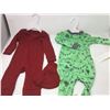 Image 1 : Red Onesie (3mths) Green Onesie (12 mths)