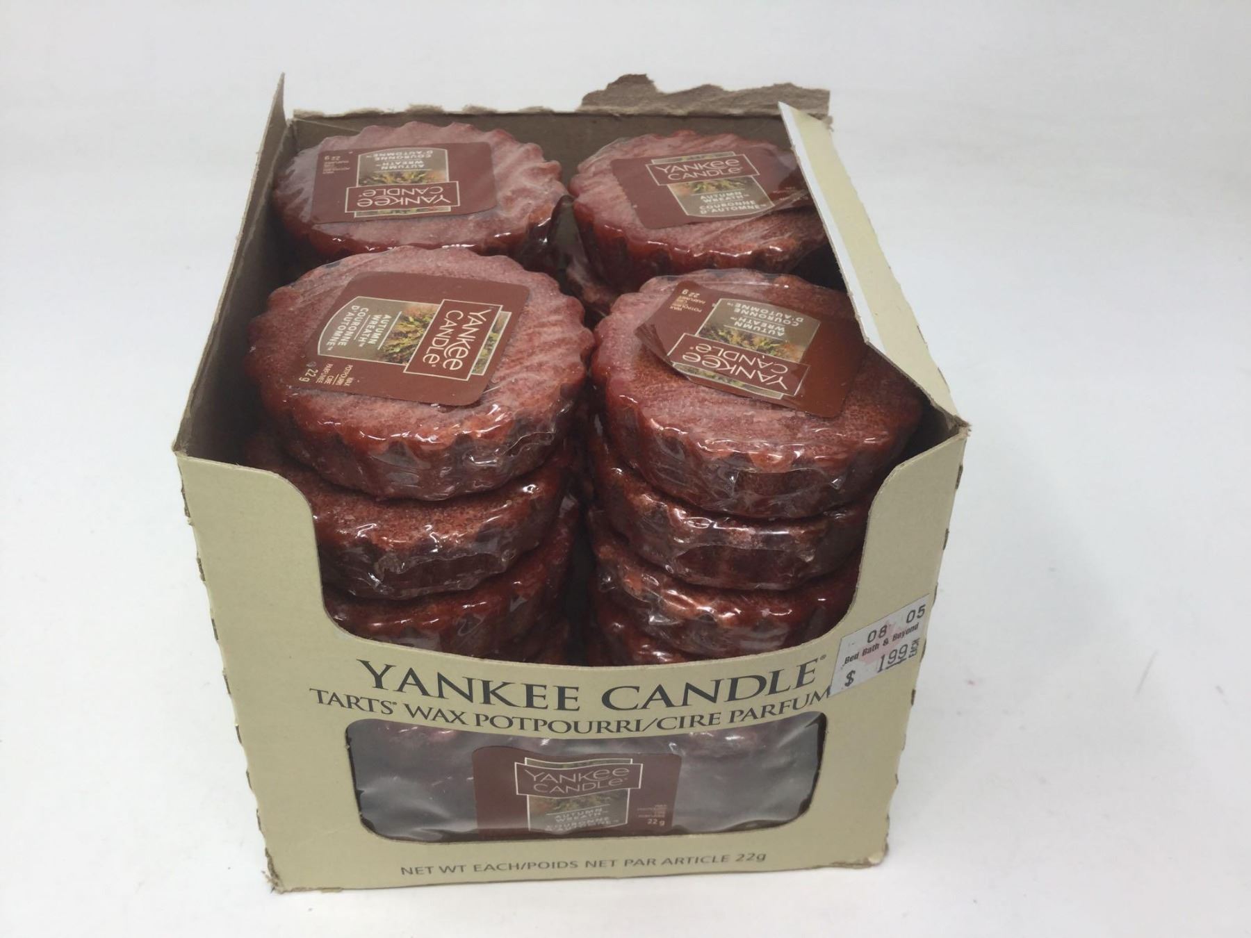 Yankee Candle Sugared Pumpkin Swirl Wax Tarts – Lot Of 6, Fall Scent