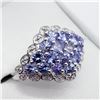 Image 1 : Silver Tanzanite(1.5ct) Ring (~Size 7) (~weight 4g), Suggested Retail Value $600 (Estimated Selling 