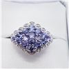 Image 2 : Silver Tanzanite(1.5ct) Ring (~Size 7) (~weight 4g), Suggested Retail Value $600 (Estimated Selling 