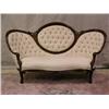 Image 1 : 19th Century Rococo Revival Walnut Parlour Settee