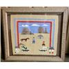 Image 1 : Framed Navajo Pictorial Textile
