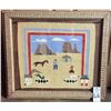 Image 5 : Framed Navajo Pictorial Textile