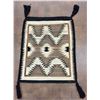 Image 1 : Vintage Navajo Textile - Tasseled Saddle Blanket