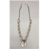 Image 6 : Vintage Zuni Inlay Squash Blossom Style Necklace