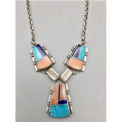 Navajo Channel Inlay Necklace