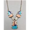 Image 1 : Navajo Channel Inlay Necklace
