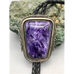 Nice, Navajo Bolo with Charoite