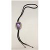 Image 3 : Nice, Navajo Bolo with Charoite