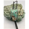 Image 10 : Unique, Carved Horse head Turquoise Bolo