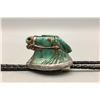 Image 1 : Unique, Carved Horse head Turquoise Bolo