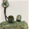 Image 8 : Unique, Carved Horse head Turquoise Bolo
