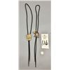 Image 8 : Two Sterling Silver and Gold Overlay Bolos