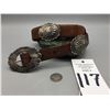 Image 11 : Sterling Silver and Alligator Concho Belt