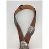 Image 4 : Sterling Silver and Alligator Concho Belt