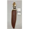 Image 10 : Bowie Style Knife with Antler Handle